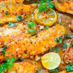 Tilapia Fillet with chilli garlic lemon sauce 2 fillets